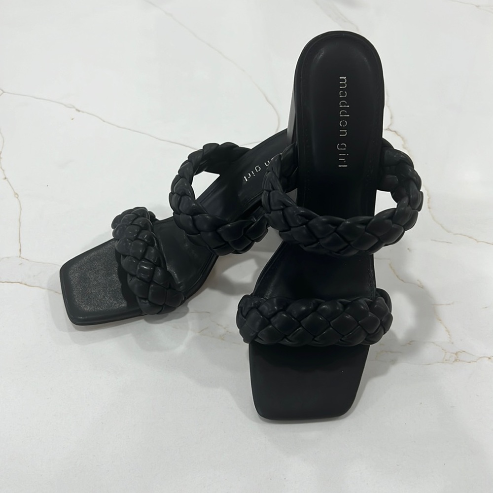 Madden Girl Dixcy Braided Rope Heels Size 9.5